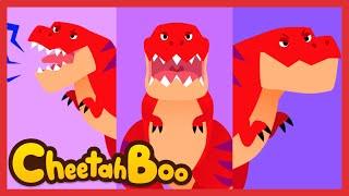 I am a Tyrannosaurus! | T-rex dinosaur songs | Compilation | Nursery rhymes | #Cheetahboo