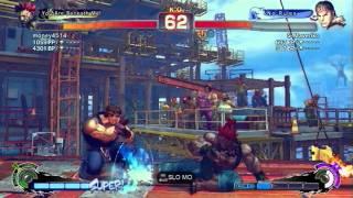 SSFIV: money4514 (Akuma) vs S-Maveriko (Ryu) - HD