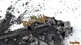 CAT D11 and the Dirt Bridge