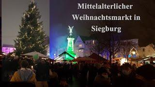 Mittelalterlicher Weihnachtsmarkt in Siegburg ||Christmas market