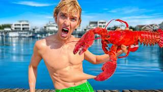 LOBSTER ATTACKED ME in the OCEAN!! *Allergic Reaction*