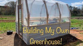 Building My Own Greenhouse! [With Irrigation System and Fan]