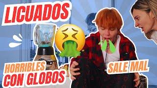 Haciendo LICUADOS ASQU3ROS0 con Globos y SALE MAL