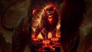 Lava Vs Lion Create A New AI Image Video Short #lava #lion #trending #viral #video #shorts