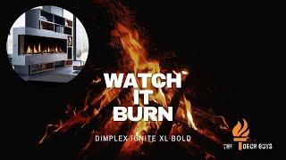 Burn Video: The Dimplex Ignite XL Bold Linear Electric Fireplace