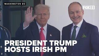 President Trump hosts Irish PM