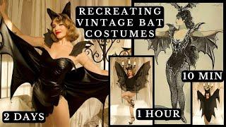 Last Minute Halloween Costumes You Can Make Today - 3 Bat Costumes in 3 Days!