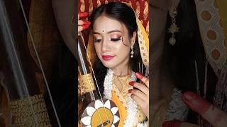 Meera Bai Inspired Makeup look ️ #viralvideo #meerabai #krishna #meerabhajans  #makeuptutorial