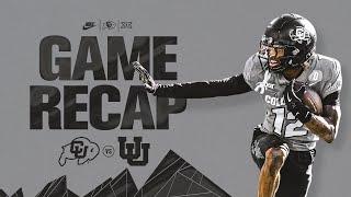 Game Recap: Colorado Football Dominates Utah