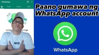 Paano gumawa ng WhatsApp account Tagalog tutorial 2023