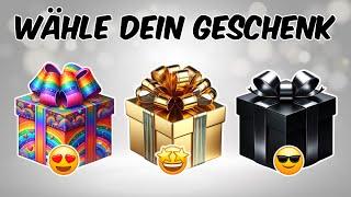 Wähle DEIN GESCHENK...!  REGENBOGEN vs GOLD vs SCHWARZ ⭐️