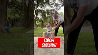 Elbow smash board break #karate #taekwondo #martialarts #learning