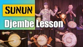 Djembe Lesson: Sunun - Fanka version with performance (School in Session)