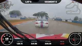 GPM Frank Schwartz at Sebring rain fastest lap