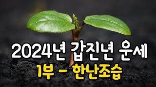 2024년 운세 갑진년 1부(한난조습)