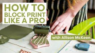 How to Block Print Like a Pro | Like a Pro | HGTV Handmade