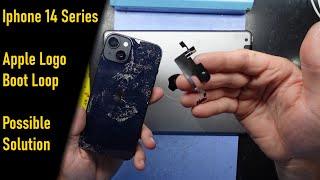 Iphone 14 Series , Apple logo boot loop, Solution