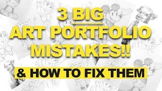 3 Mistakes You may be Making on Your Art Portfolio & How it Fix Them!