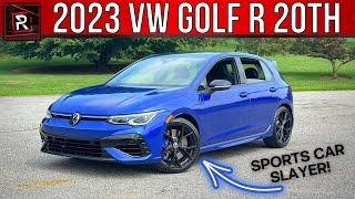 The 2023 Volkswagen Golf R 20th Anniversary DSG Is A Sports Car Slaying Hot Hatch