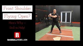 Stop Flying Open | Banded Back Elbow Drill | Baseball Rebellion