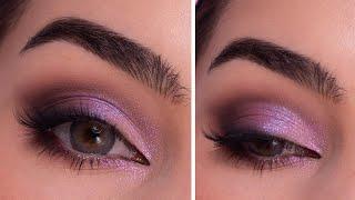 How to Apply This Shimmery Purple Smokey Eyeshadow Look