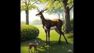 《 Storyteller’s Corner》The Kind-hearted Deer Who Helped a Stranded Bird