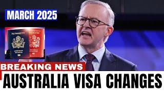 BIG Changes Coming to Australia Visas in March 2025?