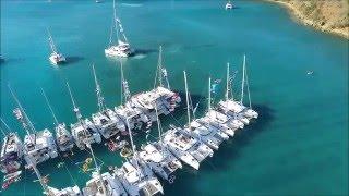 2015/2016 BVI Yacht Week Drone Video Schmidt