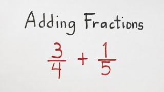 Adding Fractions with Different Denominators - Teacher Gon