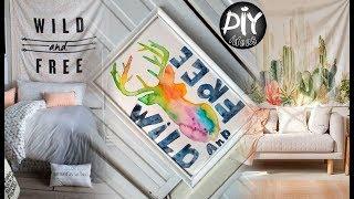 DIY Room Decor Tumblr Inspired | Easy Wall Art