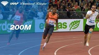 Noah Lyles Track Scorching Run Wins the Diamond League 200 meter Final