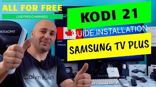 Kodi 21 Omega  Install Samsung TV plus All for FREE !