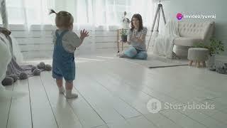 Baby's First Steps: Heartwarming Moment!