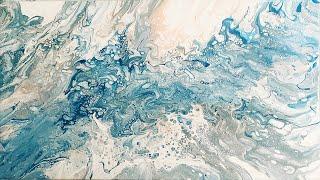 Pouring Painting - With Acrylic Varnish - Handmade - DIY