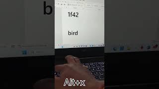 Ms word main bird symbol #trending #windows #computer #videos #viralshorts