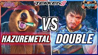 T8  Hazuremetal (Kuma) vs Double (Shaheen)  Tekken 8
