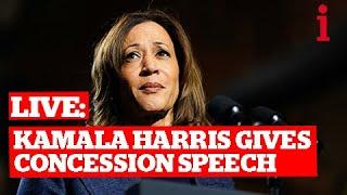 In full: Kamala Harris Gives Concession Speech After Losing Presidential Election To Donald Trump