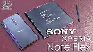 Sony Xperia Note Flex ,the Foldable Smartphone Concept Introduction #TechConcepts