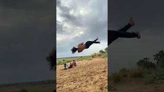 720 and double backflip #stuntvideo #flip #funnyshorts #flipvideo #parkour #shortvideos