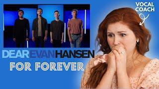 4 Evans sing FOR FOREVER I Vocal Coach Reacts!