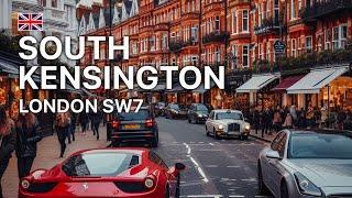 Earl's Court to South Kensington Stroll, London, UK | January 2024 (4K 60fps)