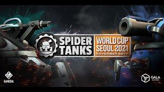 Spider Tanks World Cup Seoul 2021 - Live Esports Battle Action!