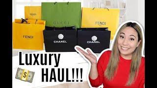 LUXURY Shopping Haul 2022!   (Chanel, Fendi, Gucci Designer Unboxings!) | Tarina Monty