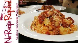 How to Make Bolognese Sauce - NoRecipeRequired.com