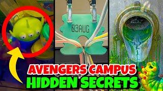 Top 10 Hidden Secrets & Easter Eggs in Avengers Campus - Disneyland