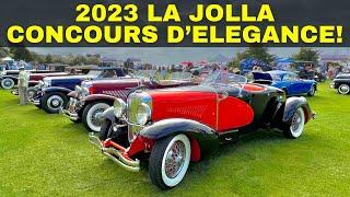 17th La Jolla California Concours d'Elegance 2023 - RARE Duesenbergs, Ferraris, Porsches & Corvettes