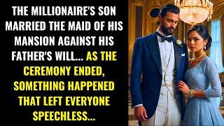 THE MILLIONAIRE'S SON MARRIED THE MAID, BUT WHAT HAPPENED SHOCKED EVERYONE...