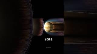 Venus Vs Earth Magnetic field! #space #venus #earth #shorts