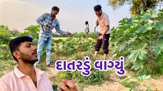 દાતરડું લગાડ્યું Datardu Vagyu | Farmers vlogs ‍🫢