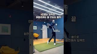프로는 되지만 아마추어는 잘 안되는 동작 #골프 #골프스윙 #골프레슨 #골프연습 #golf